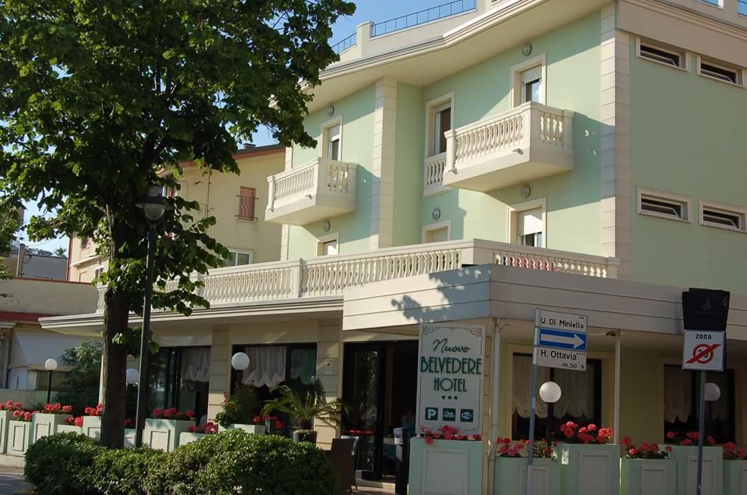 Hotel Nuovo Belvedere Rímini Exterior foto
